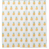 Rideaux De Douche Aloha ! Motif d'ananas tropical mignon (Devant)
