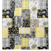 Rideaux De Douche Aloha Patchwork Imprimés tropicaux hawaïens - Neut (Devant)