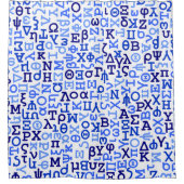 Rideaux De Douche alphabet grec (Devant)