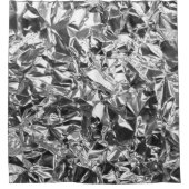 Rideaux De Douche Aluminium Foil Design couleur argent (Devant)