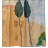 Rideaux De Douche Amedeo Modigliani - Cyprès et maisons à Cagnes (Devant)