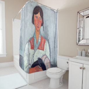 Rideaux De Douche Amedeo Modigliani - Femme tzigane avec bébé