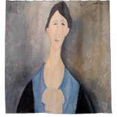 Rideaux De Douche Amedeo Modigliani - Jeune femme en bleu (Devant)
