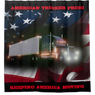 Rideaux De Douche American Trucker Pride