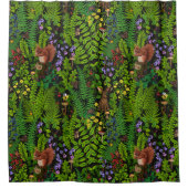 Rideaux De Douche Amimies et plantes des bois (Devant)