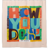 Rideaux De Douche AMIS™ | Comment faire' - Graphisme dynamique (Devant)