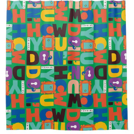 Rideaux De Douche AMIS™ | Comment faire un Motif dynamique (Devant)