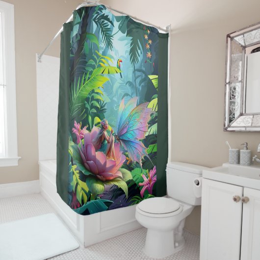 Rideaux De Douche Amis du jardin (En situation)