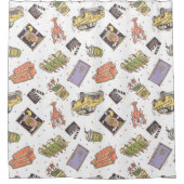 Rideaux De Douche AMIS™ | Motif d'icône Poka Dot (Devant)