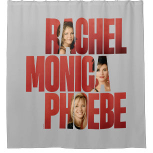 Rideaux De Douche AMIS™ Rachel, Monica & Phoebe