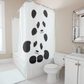 Rideaux De Douche Amitié Panda (En situation)
