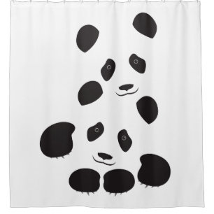 Rideaux De Douche Amitié Panda