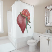 Rideaux De Douche Amour noir (En situation)