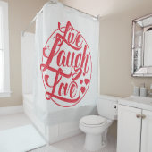 Rideaux De Douche Amour riant en direct (En situation)