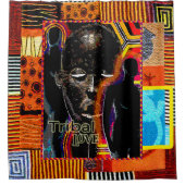 Rideaux De Douche Amour tribal (Devant)