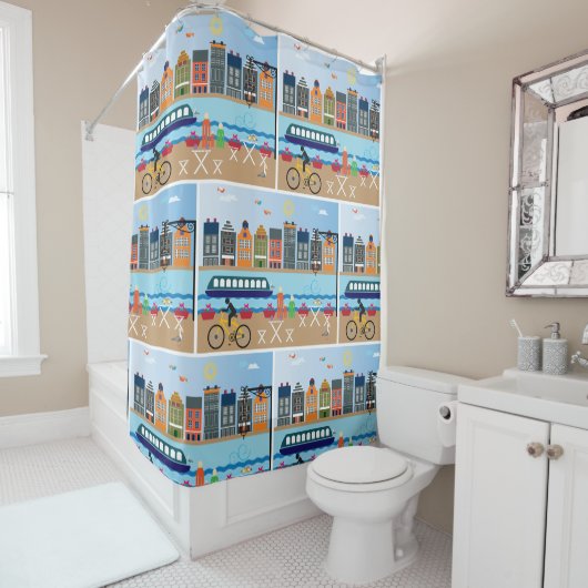 Rideaux De Douche Amsterdam (En situation)