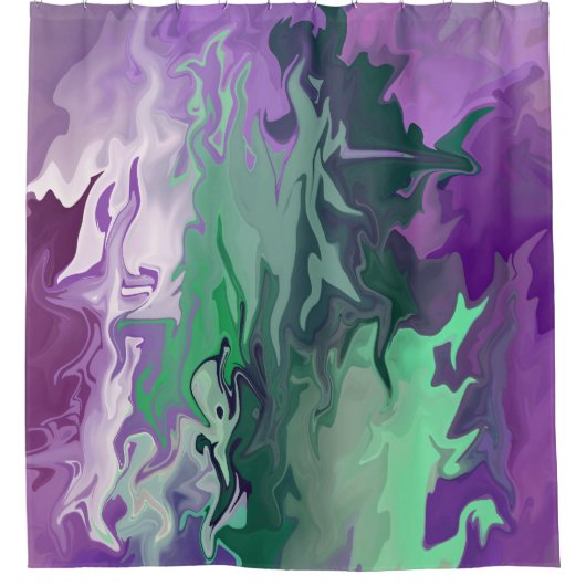 Rideaux De Douche Amusant Alien...... (Devant)