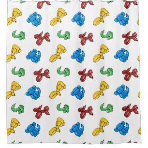 Rideaux De Douche Amusement, conception lumineuse d'animaux de