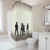 Rideaux De Douche Amusement Country Western (En situation)