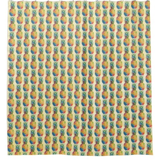 Rideaux De Douche Ananas (Devant)