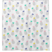 Rideaux De Douche Ananas Abstrait (Devant)