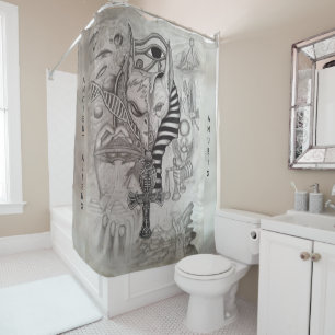 Rideaux De Douche Anciens Aliens , Anubis