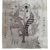 Rideaux De Douche Anciens Aliens , Anubis (Devant)