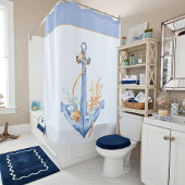 Rideaux De Douche Ancre aquarelle