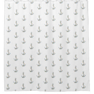 Rideaux De Douche Ancre de bateau maritime