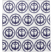 Rideaux De Douche Ancre nautique (Devant)