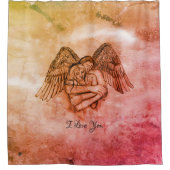 Rideaux De Douche Angel Eros in Love (Devant)