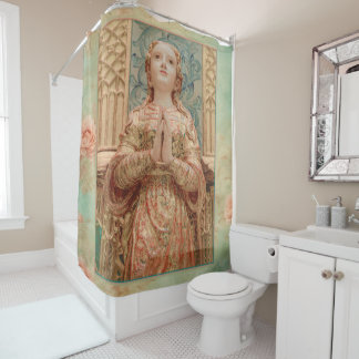 Rideaux De Douche Angel Stylish Print Bathroom Deco