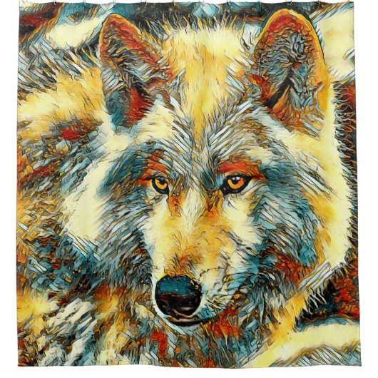Rideaux De Douche AnimalArt_Wolf_004 (Devant)