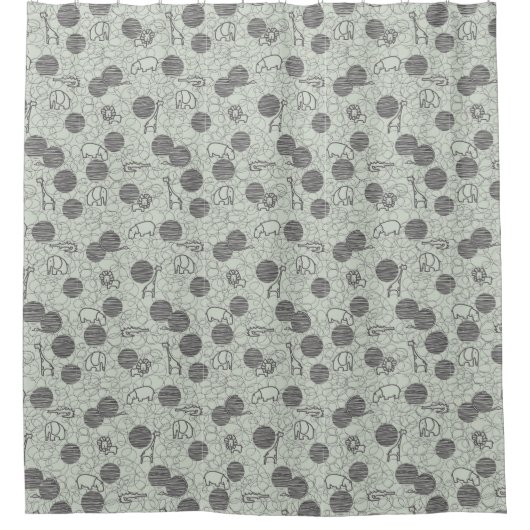 Rideaux De Douche animaux 1 de safari (Devant)