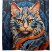 Rideaux De Douche Animaux de compagnie et portraits d'animaux sauvag (Devant)