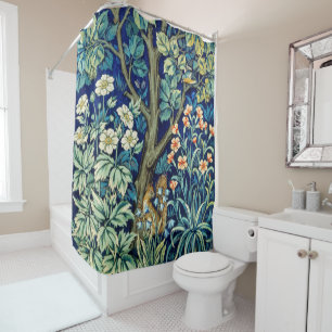 Rideaux De Douche Animaux et fleurs, forêt, William Morris