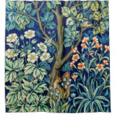 Rideaux De Douche Animaux et fleurs, forêt, William Morris (Devant)