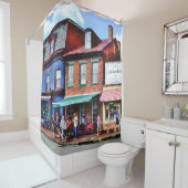 Rideaux De Douche Annapolis MD - Rue Dock (En situation)