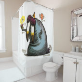Rideaux De Douche Anniversaire Suit Walrus (En situation)