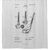 Rideaux De Douche Antique Golf Club 1900, Brevet (Devant)