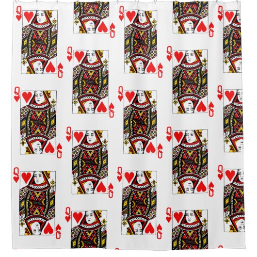 Rideaux De Douche Antique Reine des Coeurs (Devant)