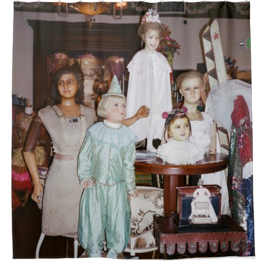 Rideaux De Douche Antiquité vintage Dolls (Devant)