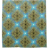 Rideaux De Douche Aqua Background de Victorian Golden (Devant)