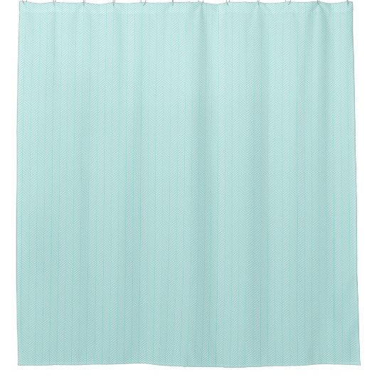 Rideaux De Douche Aqua Blue Turquoise Turquoise blanc Chevron (Devant)