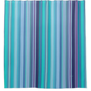 Rideaux De Douche Aqua, Lavande et Bleu