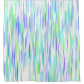 Rideaux De Douche Aqua Lime Violet Abstrait (Devant)