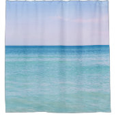 Rideaux De Douche Aqua Turquoise Lavender Ocean Waves Plage tropical (Devant)