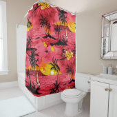 Rideaux De Douche Aquarelle Abstraite : Design d'impression créative (En situation)