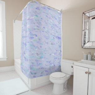 Rideaux De Douche Aquarelle bleu pourpre