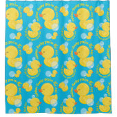 Rideaux De Douche Aquarelle bleue Caoutchouc Vous êtes l'unique (Devant)